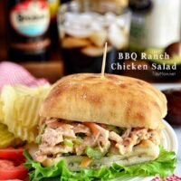BBQ Ranch Chicken Salad Sandwich
