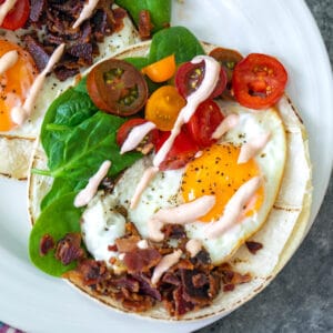 BLT Breakfast Tacos