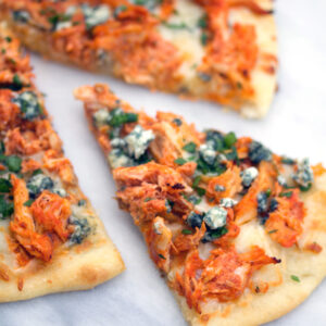 Easy Buffalo Chicken Pizza
