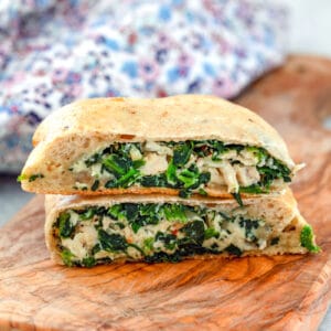 Chicken and Spinach Calzone