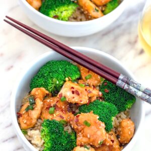 Lighter Sesame Chicken