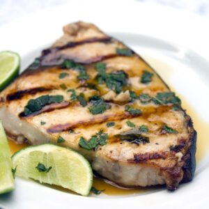 Grilled Mojito Swordfish