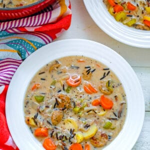 Wild Rice and Chicken Sausage Stew