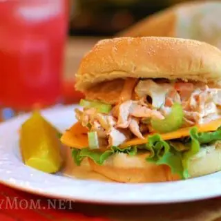 Rotisserie Pulled Chicken Salad Sandwiches