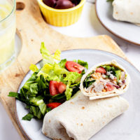 Greek Chicken Wrap