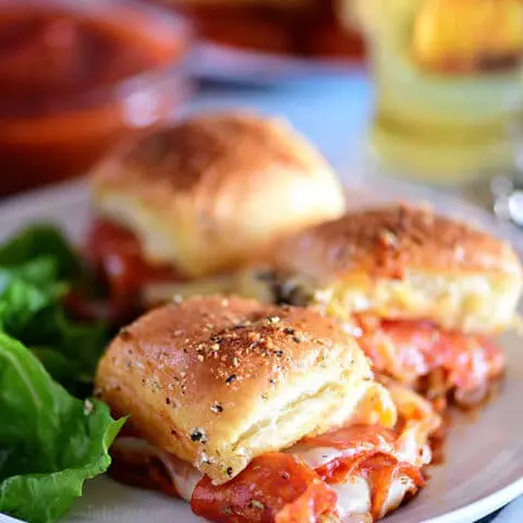 Pepperoni Pizza Sliders