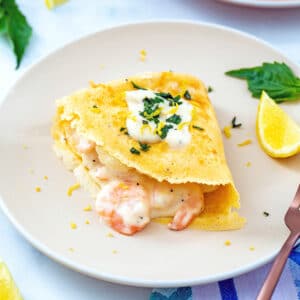Shrimp Crepes
