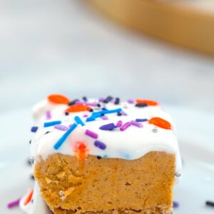 Pumpkin Cookie Dough Bars