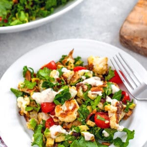 Roasted Cauliflower BLT Salad