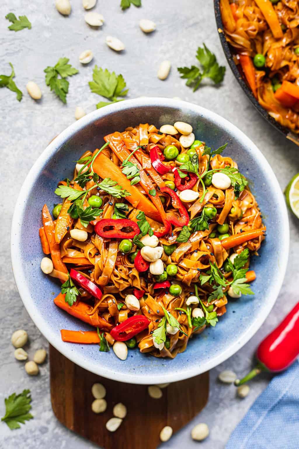 Easy Vegan Pad Thai (Gluten-free)