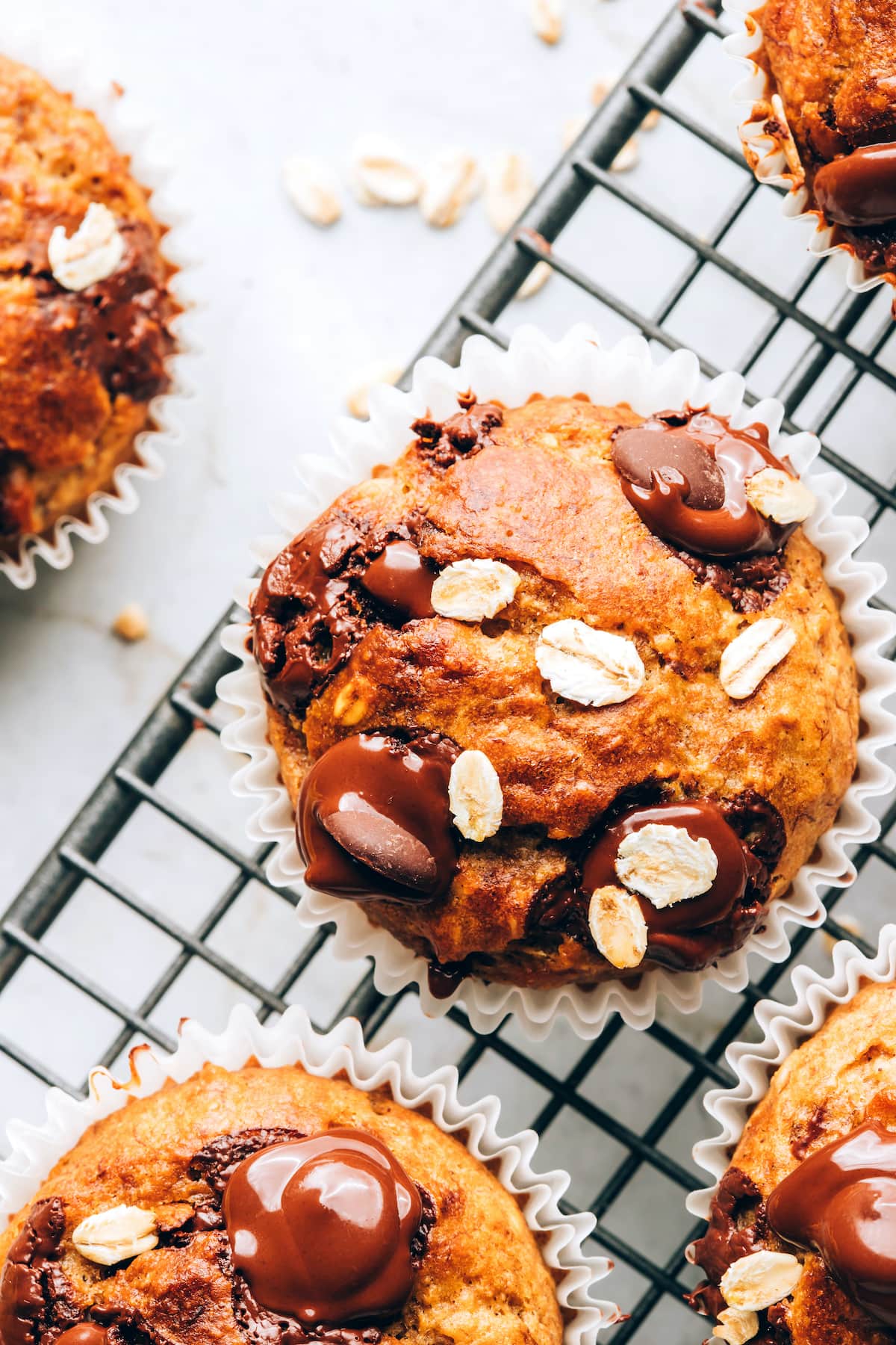 Oatmeal Banana Muffins